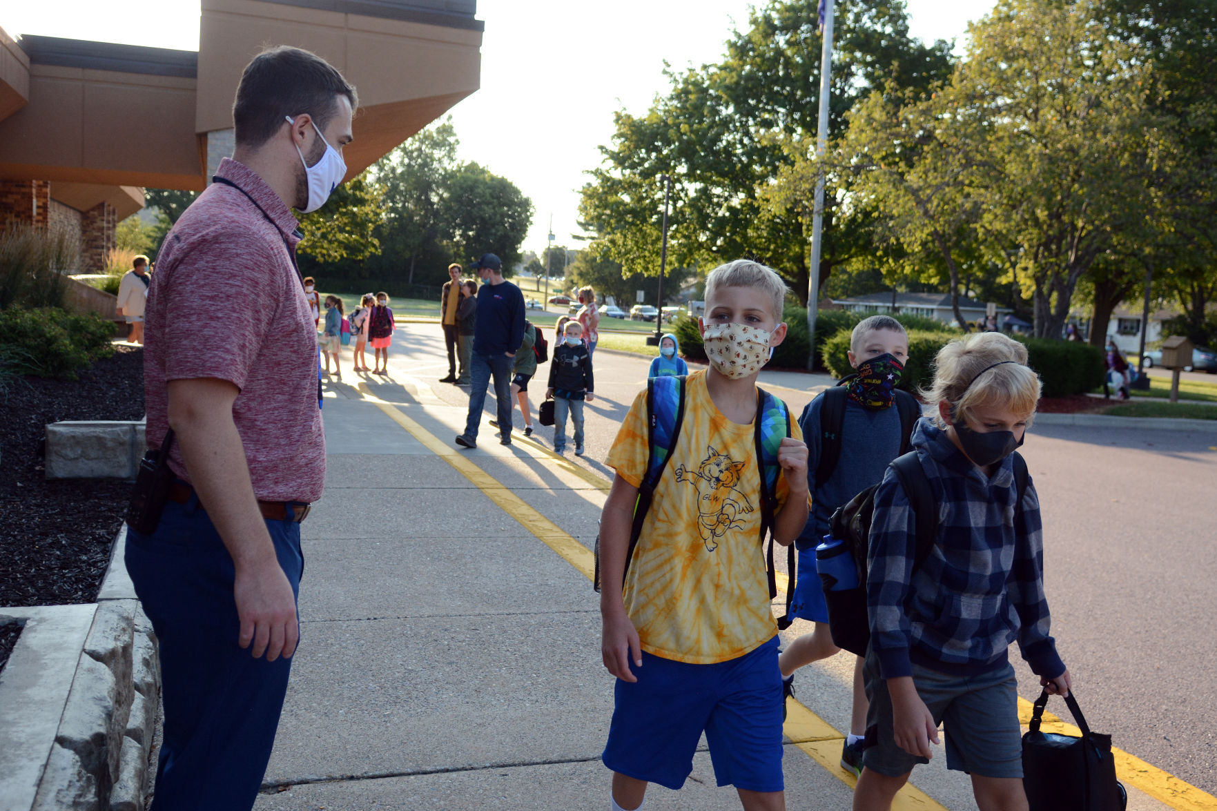 First day of school 2020 in Baraboo